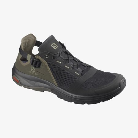 Salomon TECH AMPHIB 4 Mens Sandals Black UK HGWK